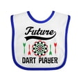 thumbnail image 1 of Inktastic Future Dart Player Game Boys or Girls Baby Bib, 1 of 4