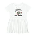 thumbnail image 1 of Inktastic Future Dart Player Game Girls Baby Dress, 1 of 5