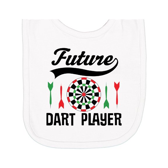 Inktastic Future Dart Player Game Newborn Bib