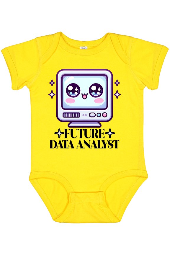Future Data Analyst Tech Occupation Boys or Girls Baby Bodysuit