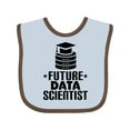 thumbnail image 1 of Inktastic Future Data Scientist Boys or Girls Baby Bib, 1 of 4