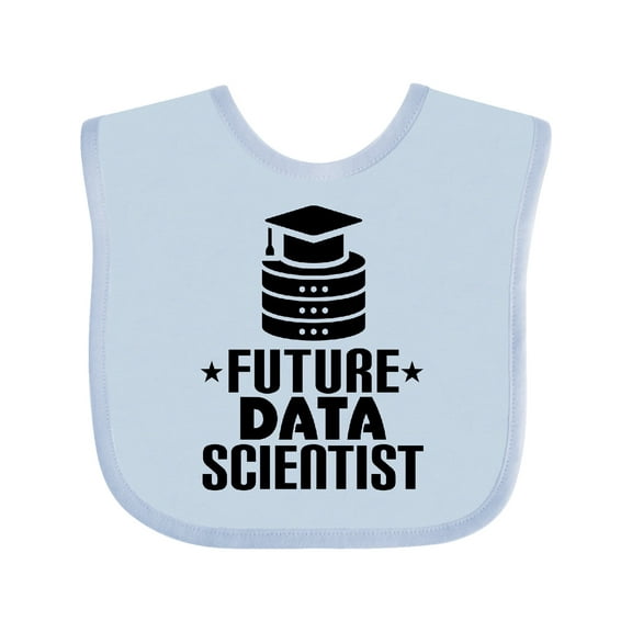 Inktastic Future Data Scientist Boys or Girls Baby Bib