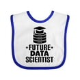 thumbnail image 1 of Inktastic Future Data Scientist Boys or Girls Baby Bib, 1 of 4