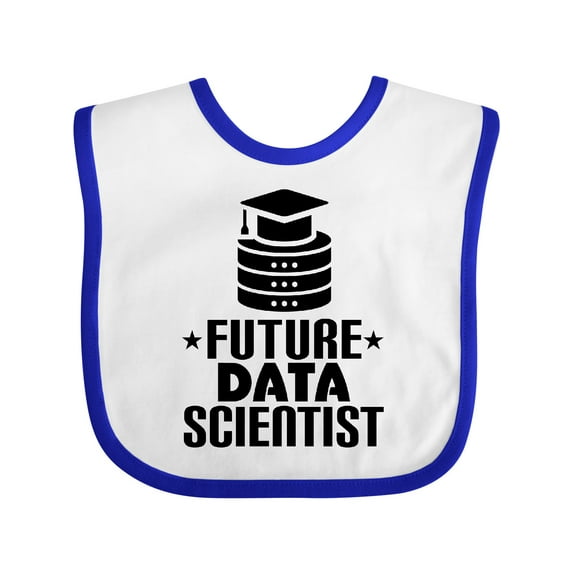Inktastic Future Data Scientist Boys or Girls Baby Bib