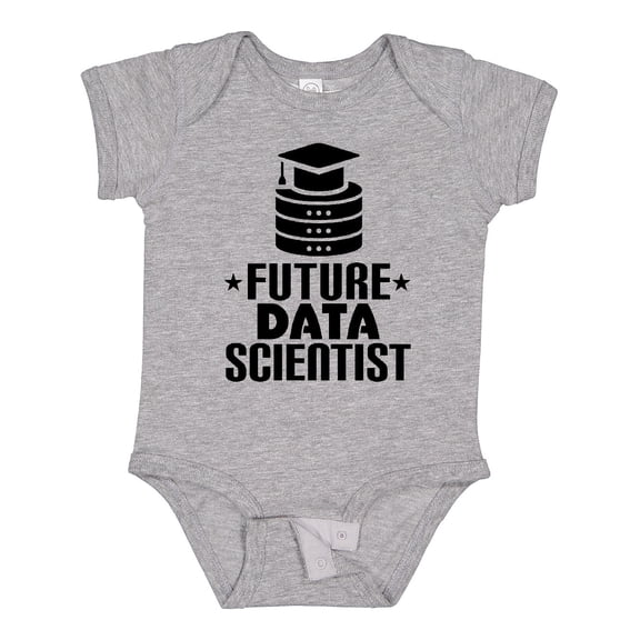 Inktastic Future Data Scientist Boys or Girls Baby Bodysuit