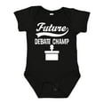thumbnail image 1 of Inktastic Future Debate Champ Debating Boys or Girls Baby Bodysuit, 1 of 5