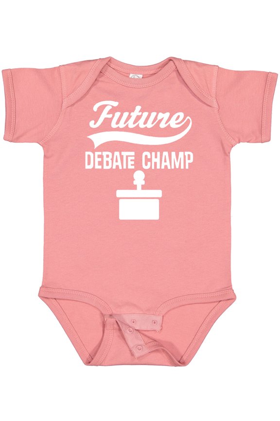 Future Debate Champ Debating Boys or Girls Baby Bodysuit