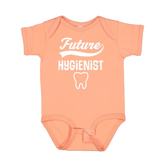 Inktastic Future Dental Hygienist Boys or Girls Baby Bodysuit