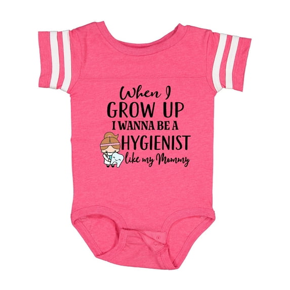 Inktastic Future Dental Hygienist Like Mommy Girls Baby Bodysuit