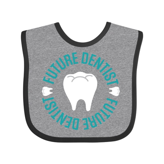 Inktastic Future Dentist Childs Dentistry Boys or Girls Baby Bib