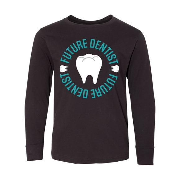 Inktastic Future Dentist Childs Dentistry Long Sleeve Youth T-Shirt
