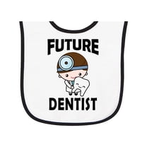 Inktastic Future Dentist Cute Boys Baby Terry Cloth Bib