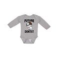 thumbnail image 1 of Inktastic Future Dentist Cute Boys Boys Long Sleeve Baby Bodysuit, 1 of 5