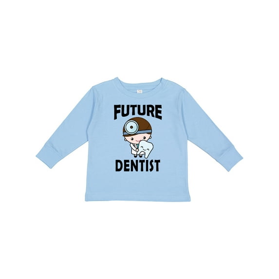 Inktastic Future Dentist Cute Boys Boys Long Sleeve Toddler T-Shirt