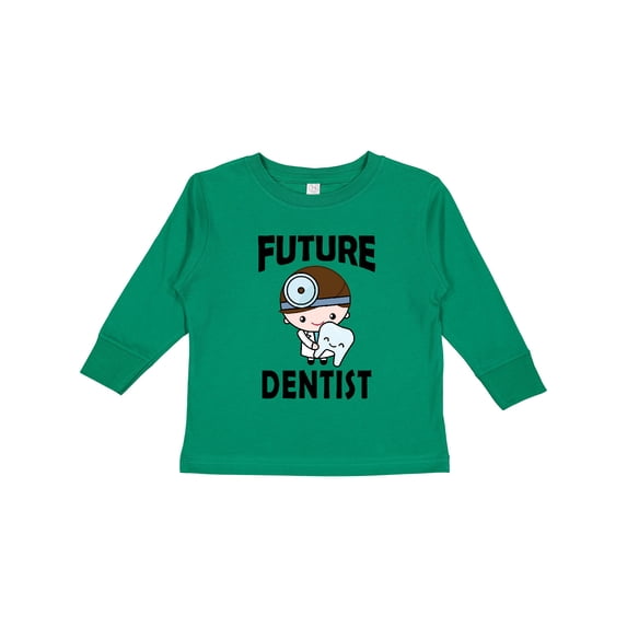 Inktastic Future Dentist Cute Boys Boys Long Sleeve Toddler T-Shirt
