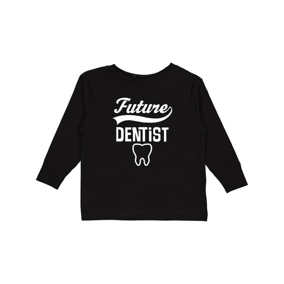 Inktastic Future Dentist Kids Gift Boys or Girls Long Sleeve Toddler T-Shirt