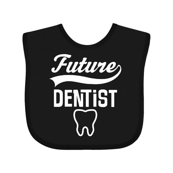 Inktastic Future Dentist Kids Tooth Boys or Girls Baby Bib