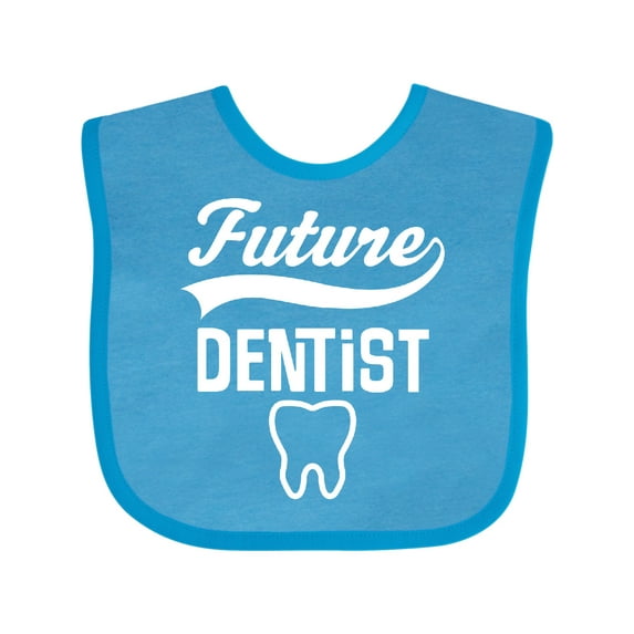 Inktastic Future Dentist Kids Tooth Boys or Girls Baby Bib