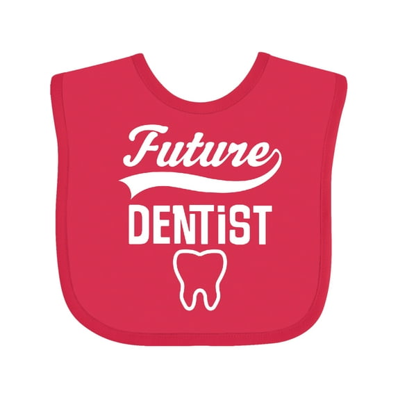 Inktastic Future Dentist Kids Tooth Boys or Girls Baby Bib