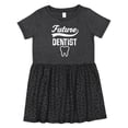 thumbnail image 1 of Inktastic Future Dentist Kids Tooth Girls Toddler Dress, 1 of 5