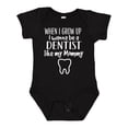 thumbnail image 1 of Inktastic Future Dentist Like Mommy Boys or Girls Baby Bodysuit, 1 of 5