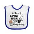 thumbnail image 1 of Inktastic Future Dentist Like Mommy Girls Baby Bib, 1 of 4