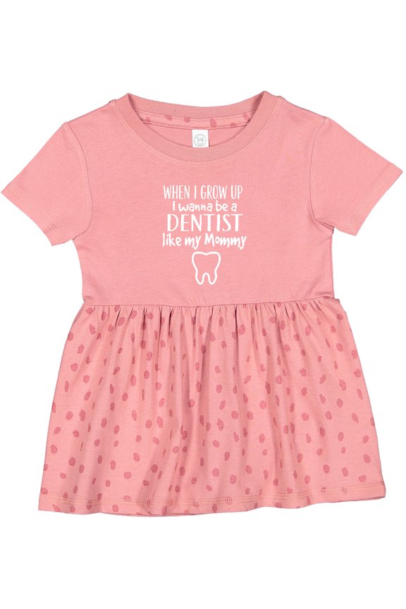 Future Dentist Like Mommy Girls Baby Dress