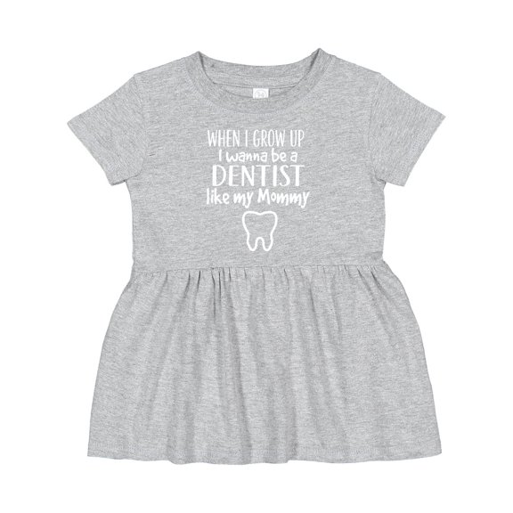 Inktastic Future Dentist Like Mommy Girls Baby Dress