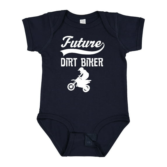 Inktastic Future Dirt Biker off Road Sports Boys Baby Bodysuit