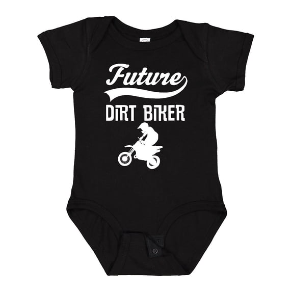 Inktastic Future Dirt Biker off Road Sports Boys Baby Bodysuit