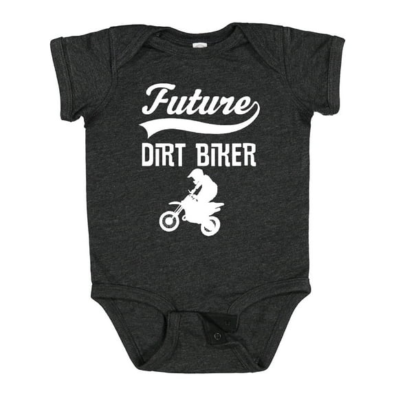 Inktastic Future Dirt Biker off Road Sports Boys Baby Bodysuit