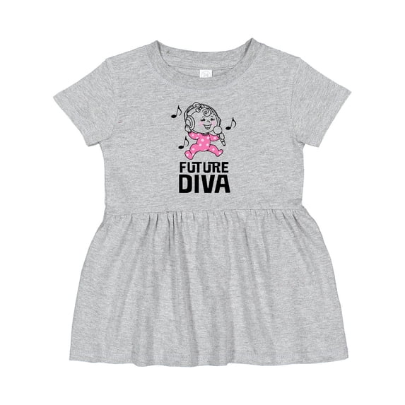 Inktastic Future Diva Baby Girl Singer Girls Baby Dress