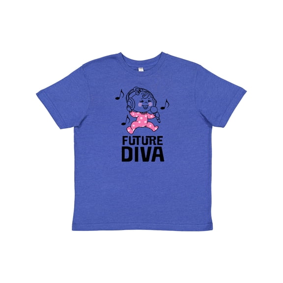 Inktastic Future Diva Baby Girl Singer Youth T-Shirt