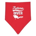 thumbnail image 1 of Inktastic Future Diver Scuba Diving Baby Bandana Bib, 1 of 4