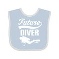 thumbnail image 1 of Inktastic Future Diver Scuba Diving Boys or Girls Baby Bib, 1 of 4