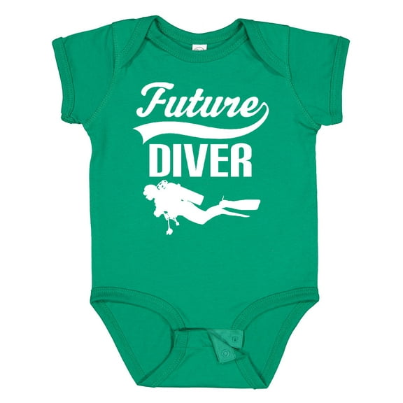 Inktastic Future Diver Scuba Diving Boys or Girls Baby Bodysuit