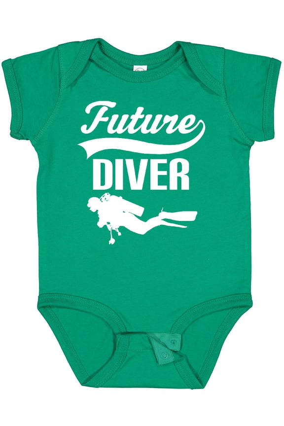 Future Diver Scuba Diving Boys or Girls Baby Bodysuit
