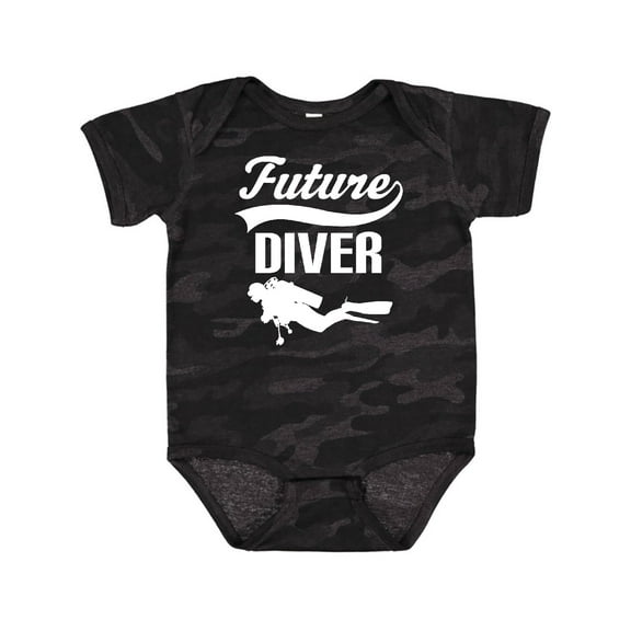 Inktastic Future Diver Scuba Diving Boys or Girls Baby Bodysuit