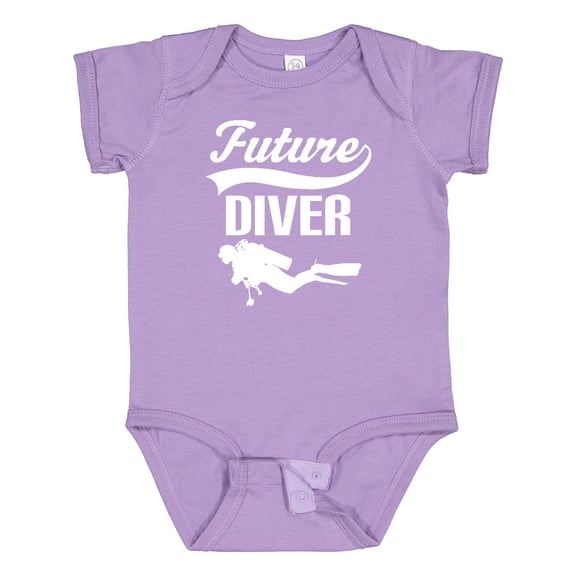 Inktastic Future Diver Scuba Diving Boys or Girls Baby Bodysuit
