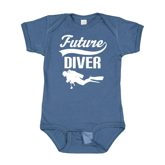 Inktastic Future Diver Scuba Diving Boys or Girls Baby Bodysuit