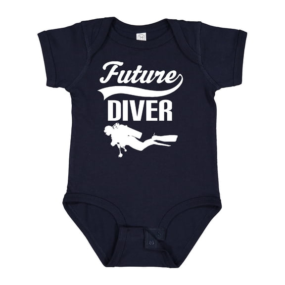 Inktastic Future Diver Scuba Diving Boys or Girls Baby Bodysuit