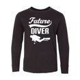 thumbnail image 1 of Inktastic Future Diver Scuba Diving Long Sleeve Youth T-Shirt, 1 of 5