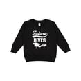 thumbnail image 1 of Inktastic Future Diver Scuba Diving Toddler Sweatshirt, 1 of 4