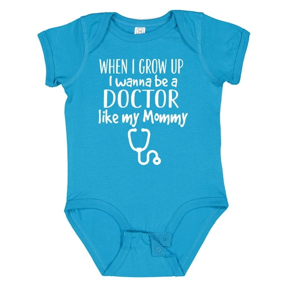 Inktastic Future Doctor Like Mommy Girls Baby Bodysuit
