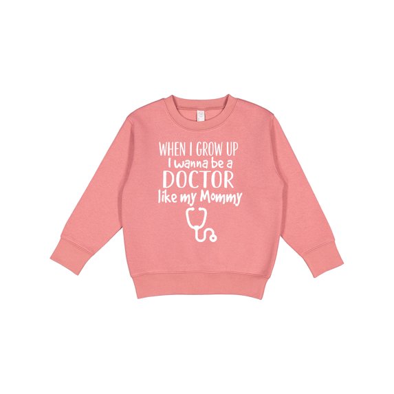 Inktastic Future Doctor Like Mommy Toddler Sweatshirt