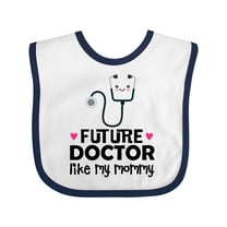 Inktastic Future Doctor Like My Mommy Girls Baby Bib