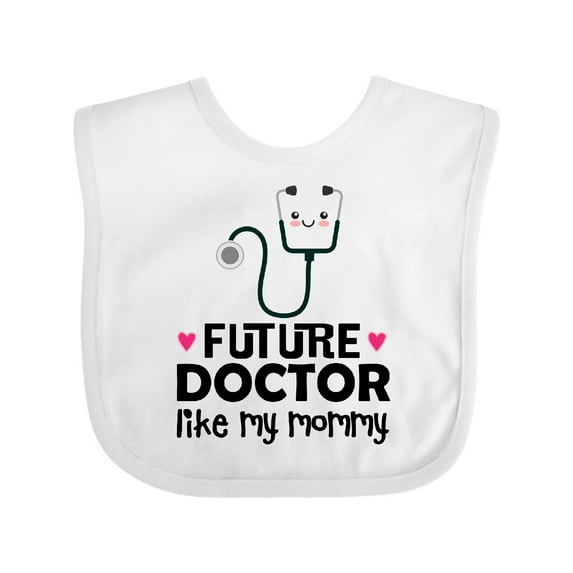 Inktastic Future Doctor Like My Mommy Girls Baby Bib