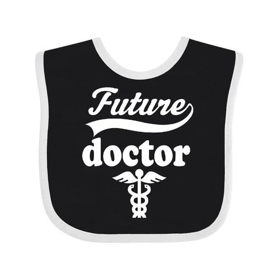 Inktastic Future Doctor Medical Career Boys or Girls Baby Bib