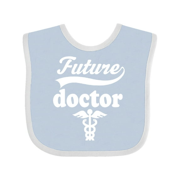 Inktastic Future Doctor Medical Career Boys or Girls Baby Bib