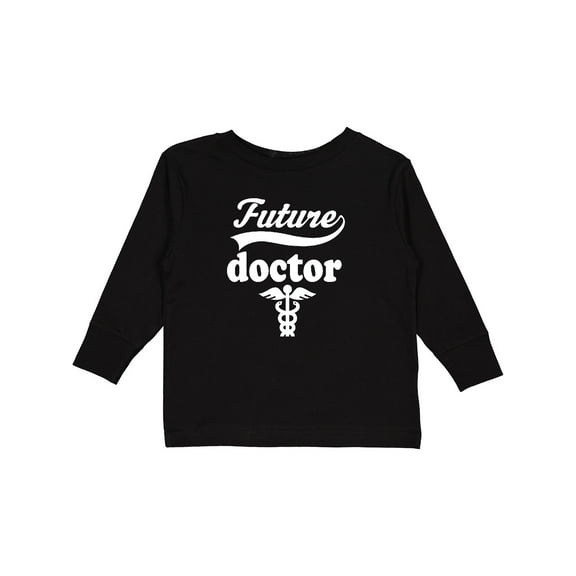 Inktastic Future Doctor Medical Career Boys or Girls Long Sleeve Toddler T-Shirt